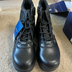 Black Bates Combat Boots